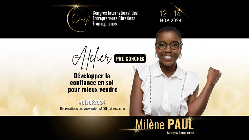 CIECF 2024 - MASTERCLASS : Développer la confiance en soi pour mieux vendre